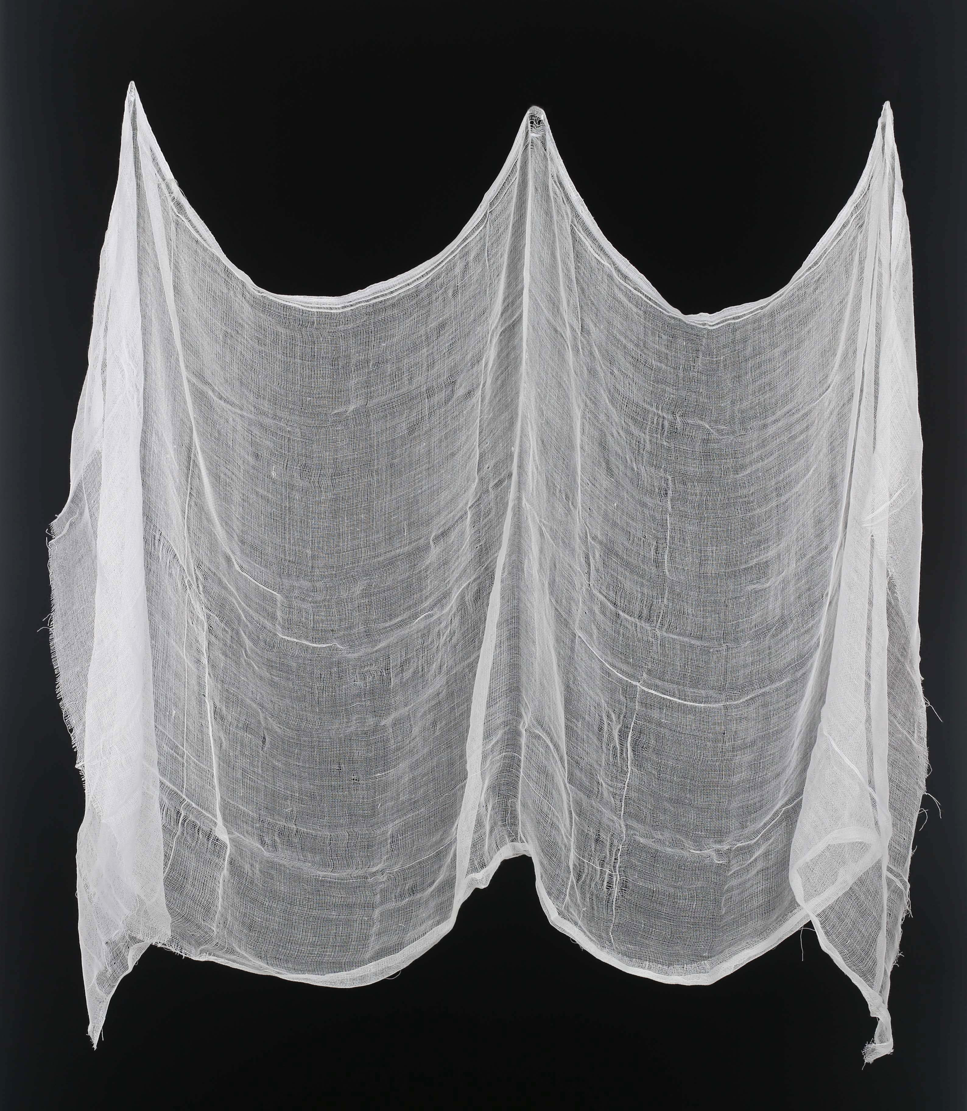 Halloween Creepy White Fabric Partyware, 30 in x 72 in, by Way To Celebrate | Walmart (US)