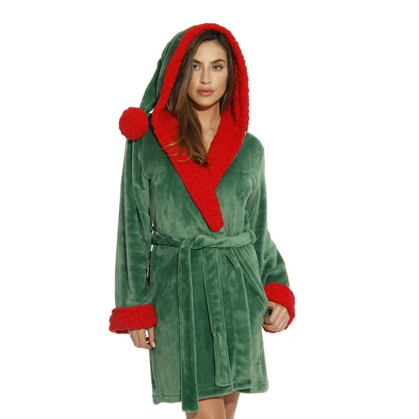 Just Love - Just Love Elf Velour Robe (Santa, X-Small) - Walmart.com | Walmart (US)