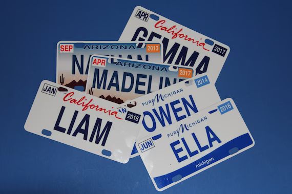 Mini State License Plates | Etsy (US)