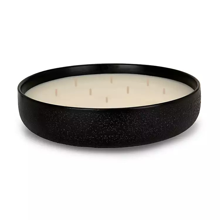 New! Matte Black Ceramic 9-Wick Jar Candle | Kirklands