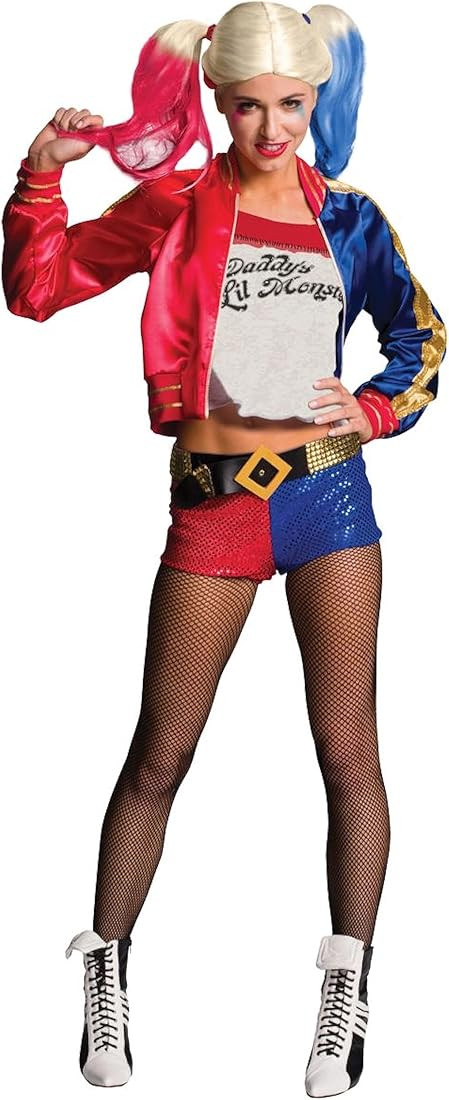 Women's Suicide Squad Deluxe Harley Quinn Costume | Amazon (US)
