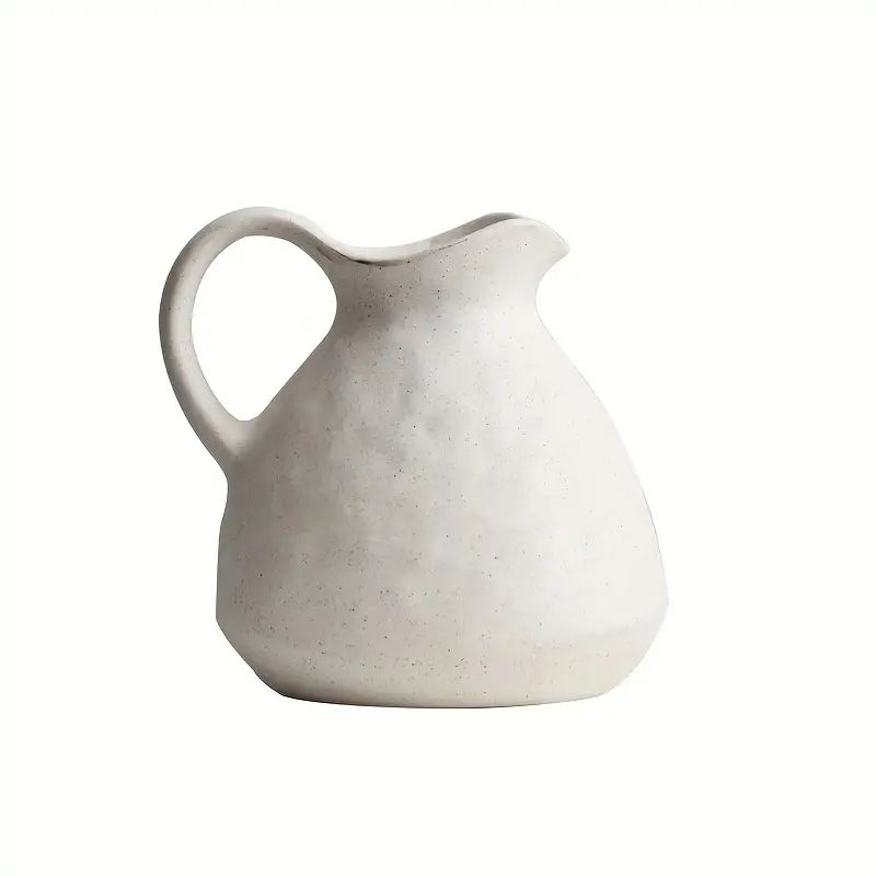 1pc White Ceramic Flower Vases, Flower Arrangement Ornament, Modern Vintage Home Decoration Cente... | Temu Affiliate Program