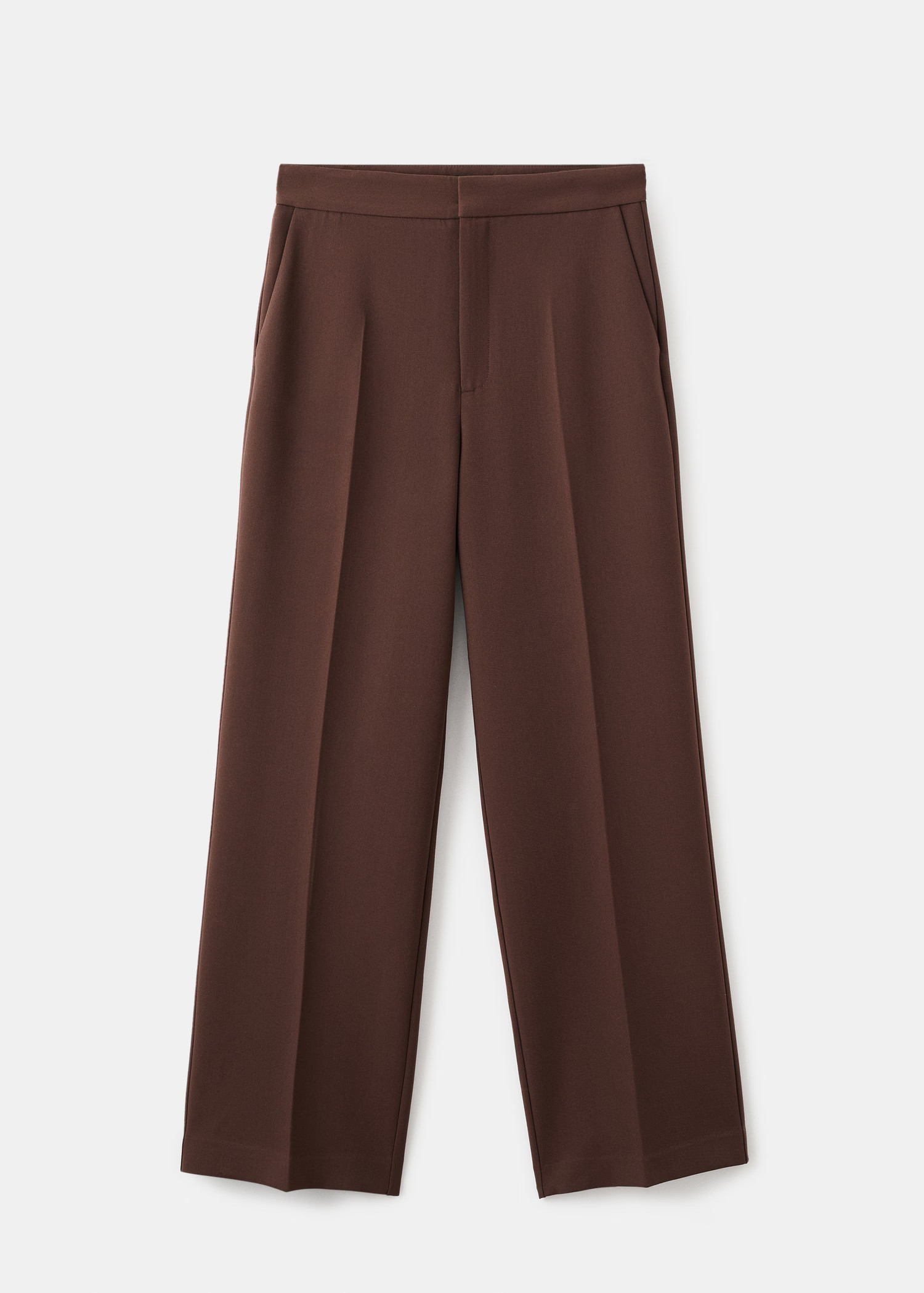 High-waist straight pants | Mango (US/MX/AU)