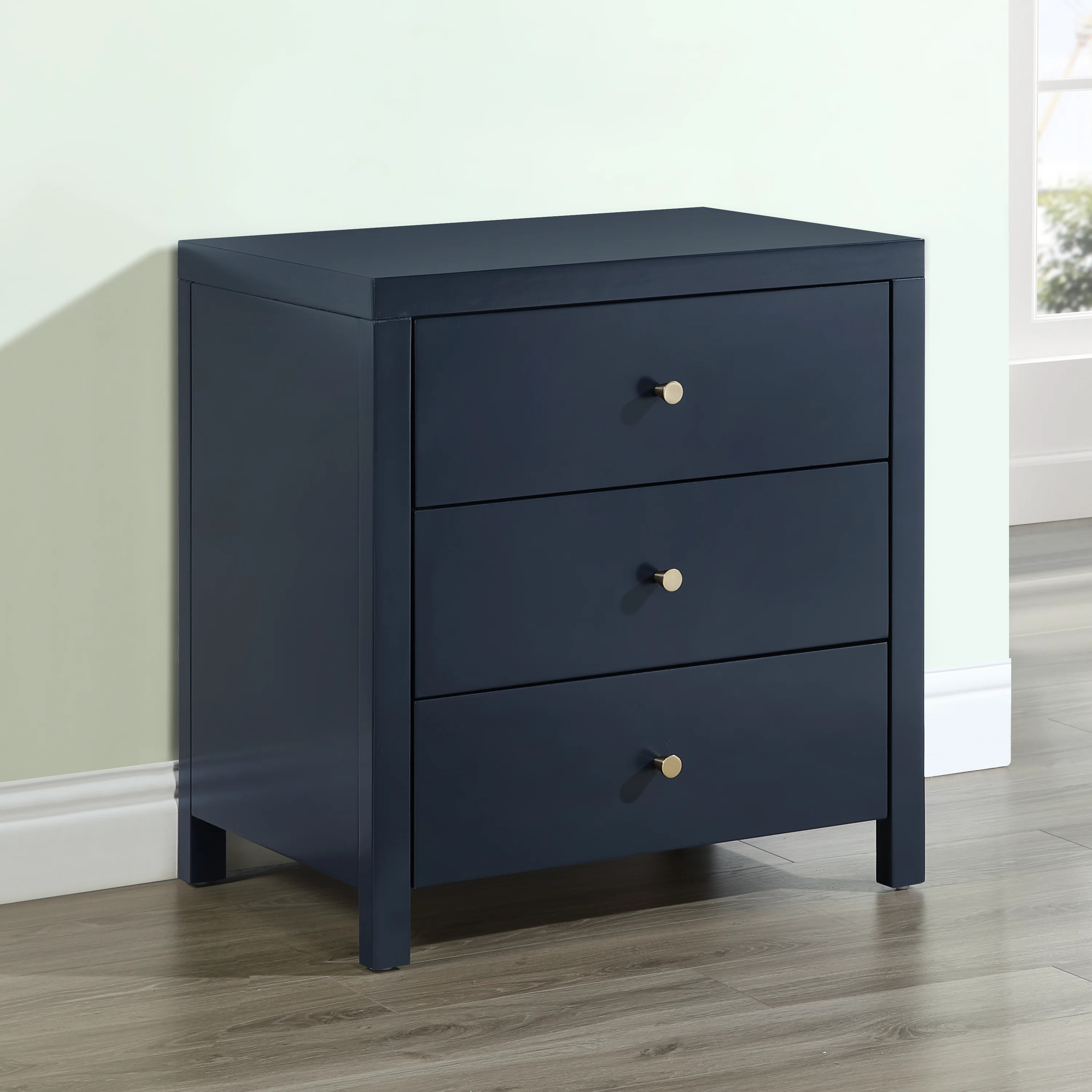 Alaynie 3-Drawer Nightstand | Wayfair North America