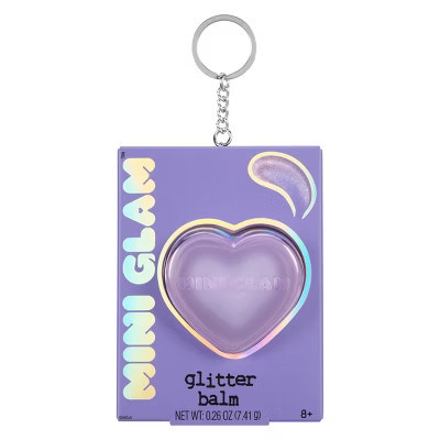 Mini Glam Cosmetics - Heart Glitter Balm Purple | Target