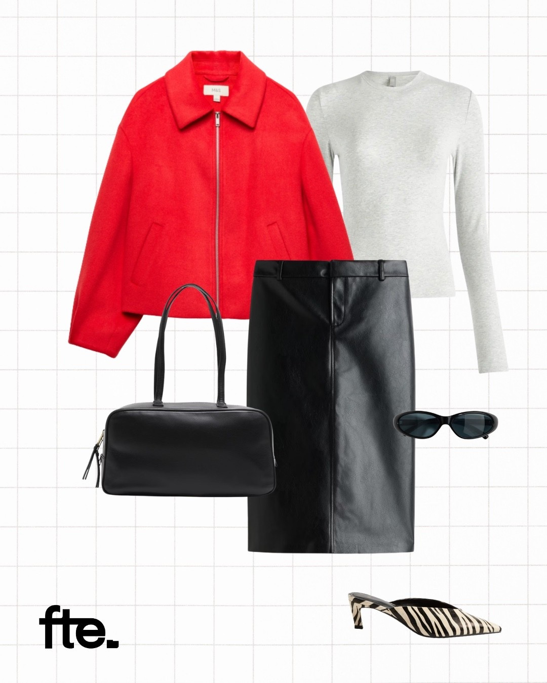The one that makes the outfit 📁
#redjacket #autumn #leatherskirt