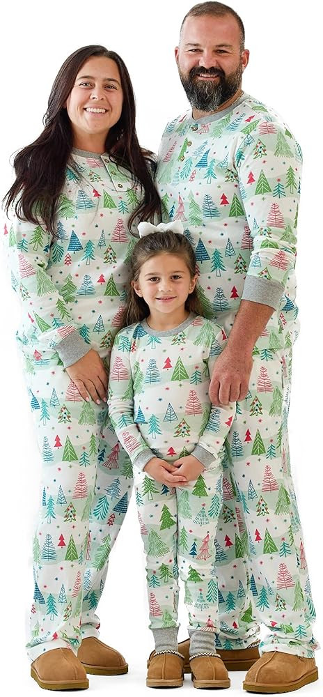 JAMIE Matching Family Jammies Holiday Pajamas 100% Organic Cotton PJs Adults, Kids, Toddlers, Bab... | Amazon (US)