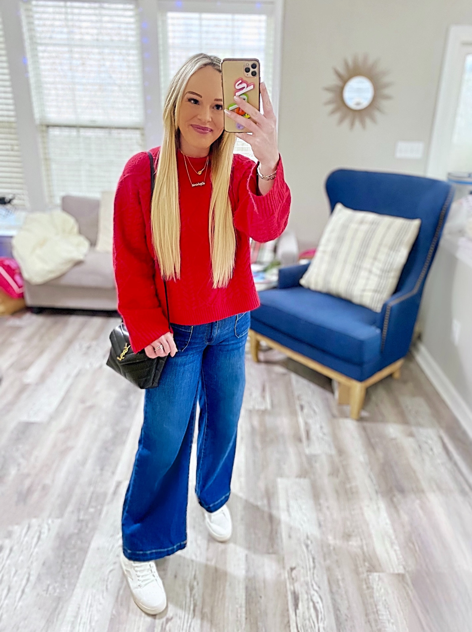 Winter outfits, red sweater, white sneakers 

#LTKSaleAlert #LTKFindsUnder50 #LTKFindsUnder100