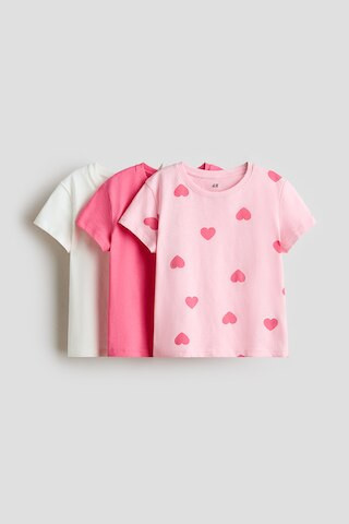 H & M - 3-Pack T-Shirts - Pink | H&M (US + CA)