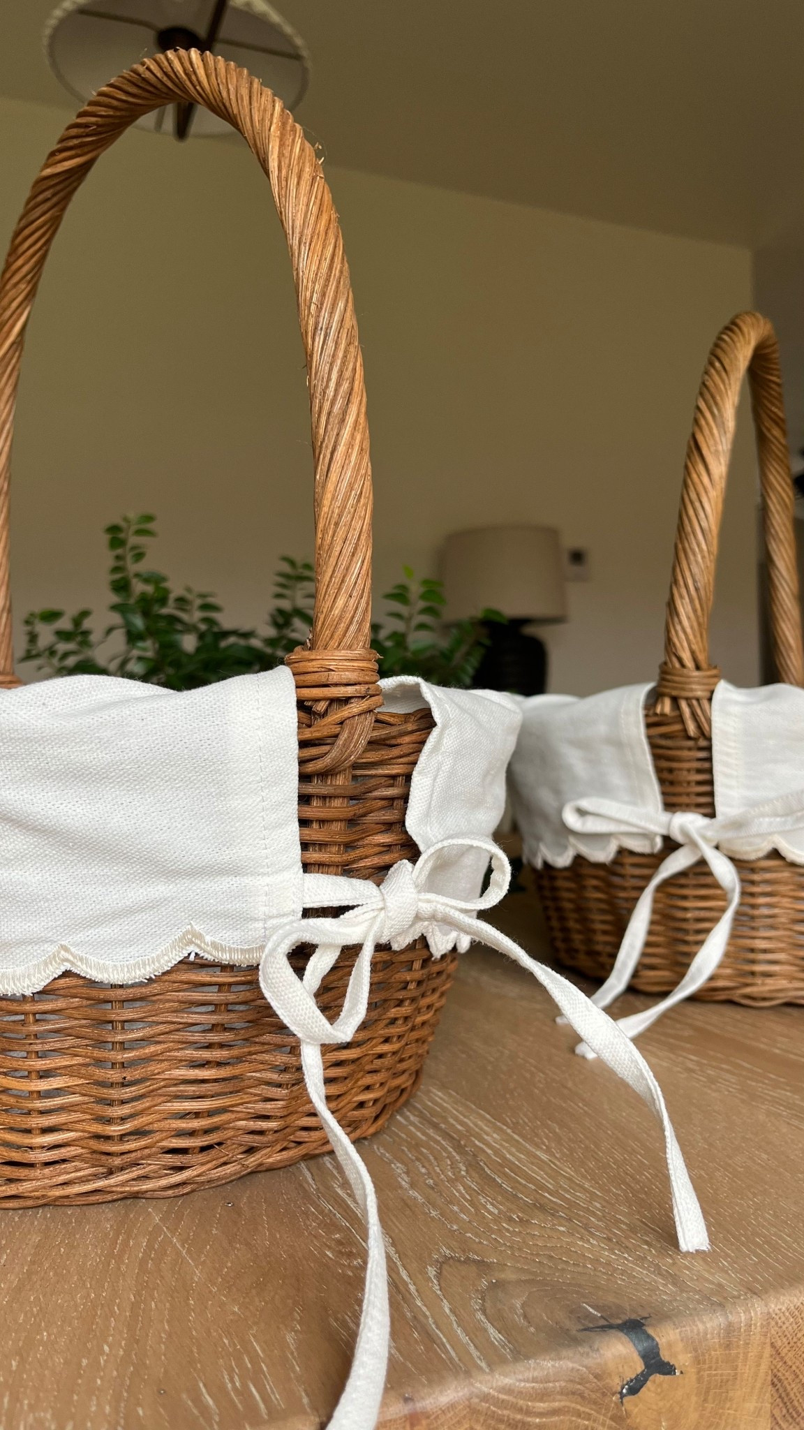 scalloped liner Easter basket 

#LTKSeasonal