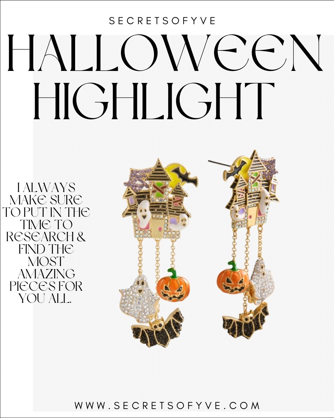 SecretsofYve: found some fun earrings for the Halloween 🎃 season!
#Secretsofyve #ltkgiftguide
Always humbled & thankful to have you here.. New posts daily at 3pm & 4:15pm EST. 
CEO: PATESI Global & PATESIfoundation.org
@secretsofyve : where beautiful meets practical, comfy meets style, affordable meets glam with a splash of splurge every now and then. I do LOVE a good sale and combining codes! #ltksalealert #ltku #ltkplussize #ltkmidsize #ltkover40 #ltkpetite #ltktravel #ltktall #ltkstorytime #ltkmomlife secretsofyve

#LTKSeasonal #LTKWorkwear #LTKootd