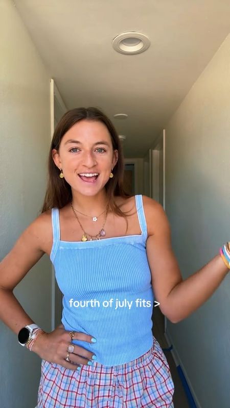 lil comfy to cozy outfit transition for the 4th💙❤️

summer outfit, boxer shorts, tank top, lounge wear, sweater, denim shorts 

#LTKVideo #LTKSeasonal #LTKStyleTip