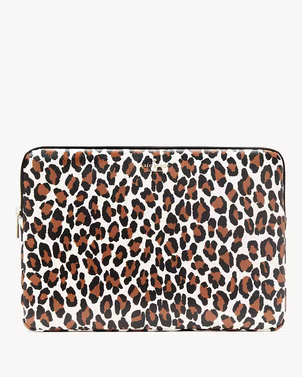 Madison Spotted Leopard Universal Laptop Sleeve | Kate Spade Outlet