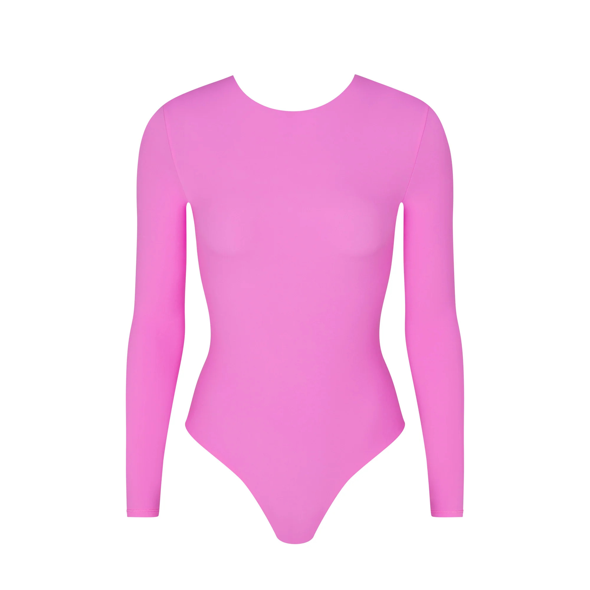 LONG SLEEVE LOW BACK BODYSUIT | SKIMS (US)