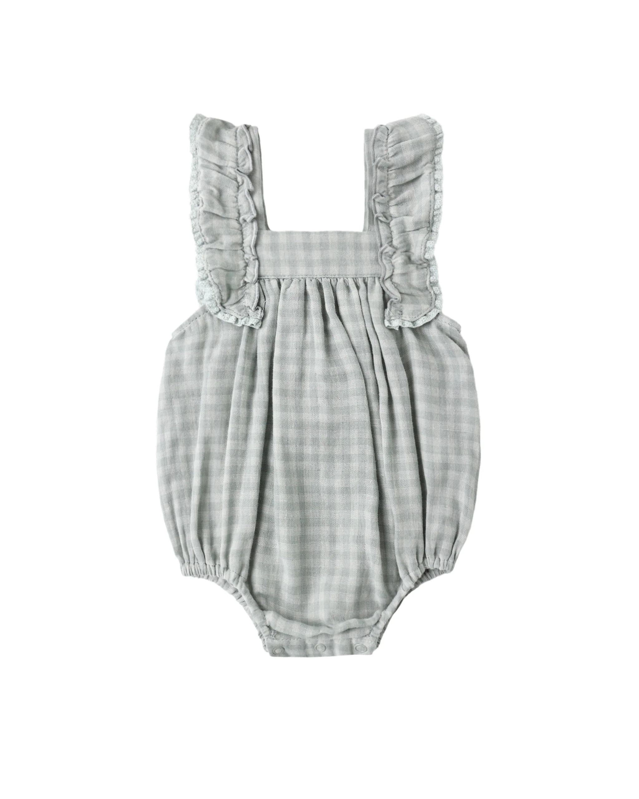 Green Gingham Maya Romper | Shop.app