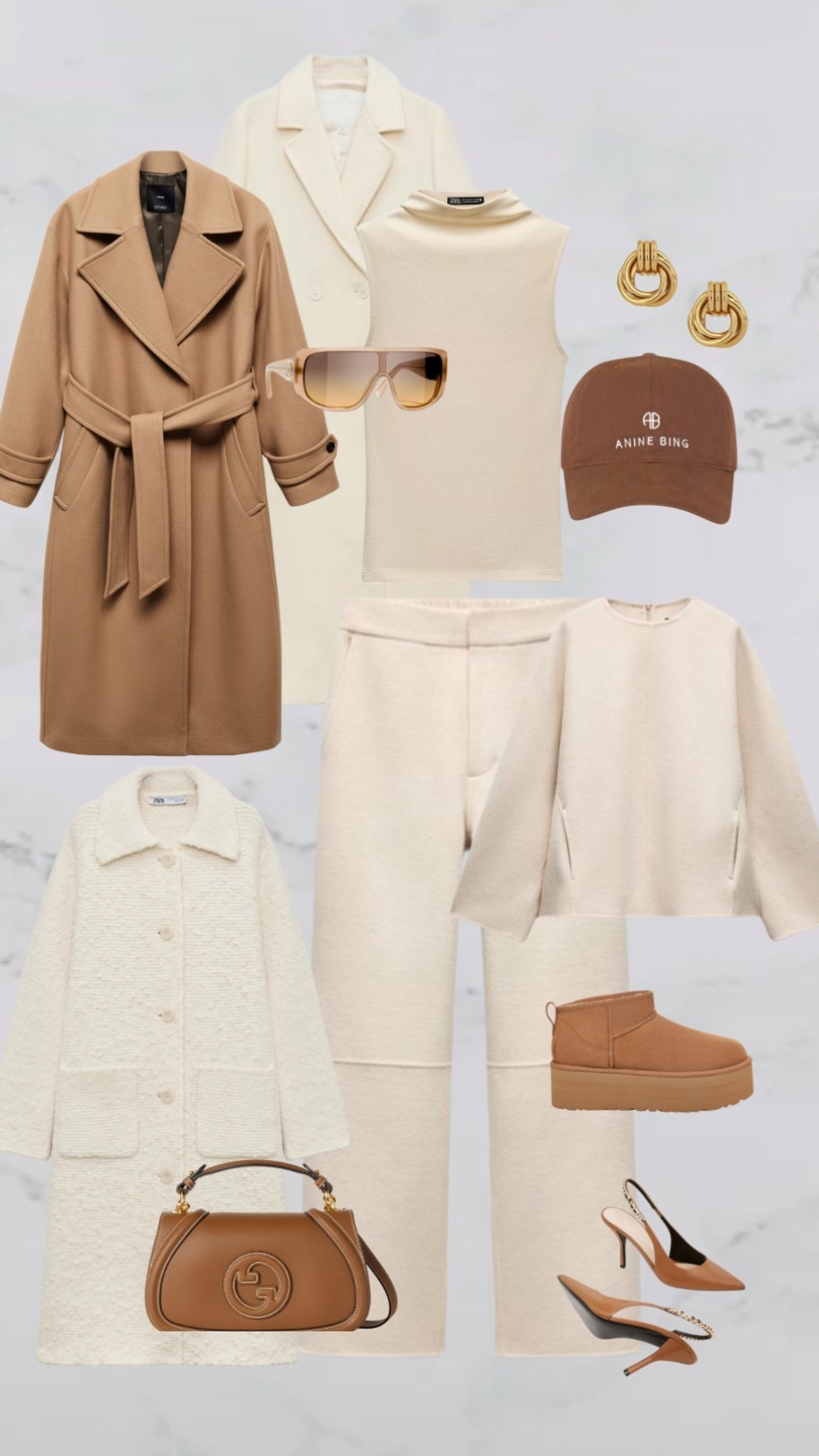 Zara outfit ideas
WOOL BLEND TOP | ECRU | 8491/040/712 

WOOL BLEND PANTS | ECRU | 8491/044/712

COTTON MODAL TOP | ECRU | 3641/842/712

WOOL BLEND MNIT COAT | WHITE | 2893/198/250

#LTKStyleTip #LTKFindsUnder100 #LTKPetite