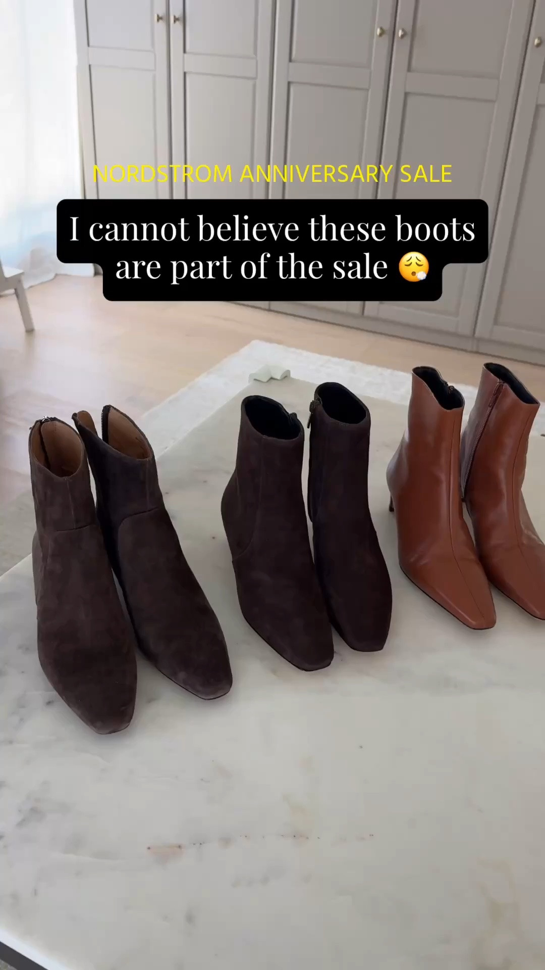 The best heeled ankle bootie from the Nordstrom Anniversary Sale. These are a mix of my Staud and Madewell Dime booties. Truly, the most stunning shape. I like to have some room so I got the 5.5.

#LTKPetite #LTKSaleAlert