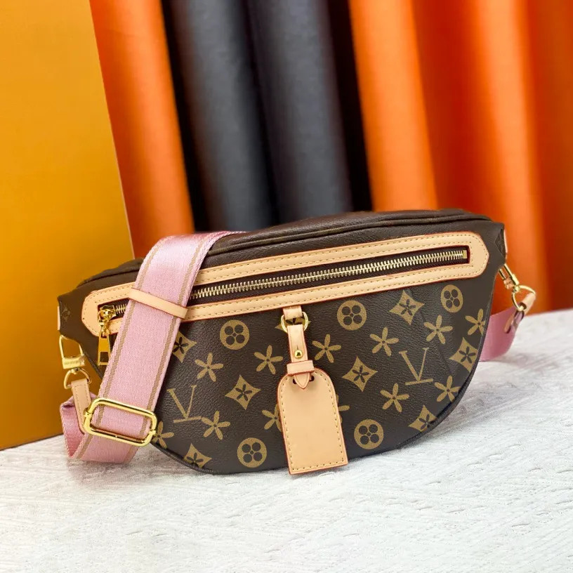 M46784 high rise bumbag waist bum Luxury Designer bag outdoor sport Womens mens fanny pack Cross ... | DHGate