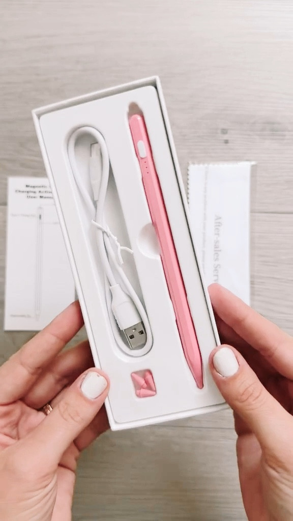 Alternative to apple pen, budget friendly Apple Pencil, iPad accessories, pink tech finds, pink iPad accessories 