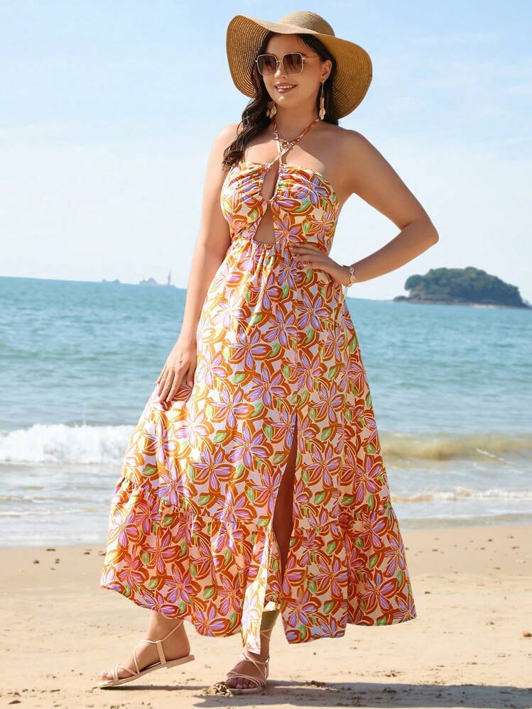 SHEIN VCAY Plus Size Resort Style Dress Vacation | SHEIN USA | SHEIN
