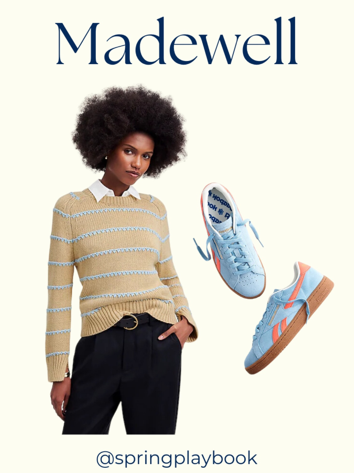 Madewell items for Light Springs! Shout out to @kimstigrams for sending me this sweater! And how pretty are these Reeboks!

#createdcolorful #createdcolorfulspring #hocspring #tcispring #pcaspring #lightspring #warmspring #truespring #brightspring #clearspring #paintboxspring #bluespring

#LTKSeasonal #LTKSaleAlert #LTKStyleTip