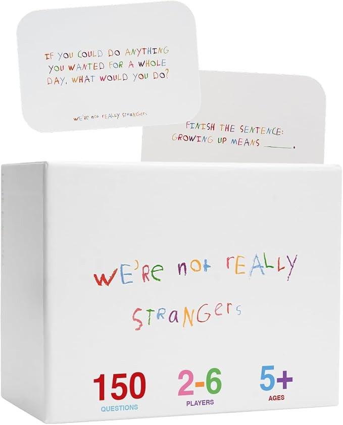 WE'RE NOT REALLY STRANGERS Kids Edition, Conversation Card Games for Kids | Amazon (US)