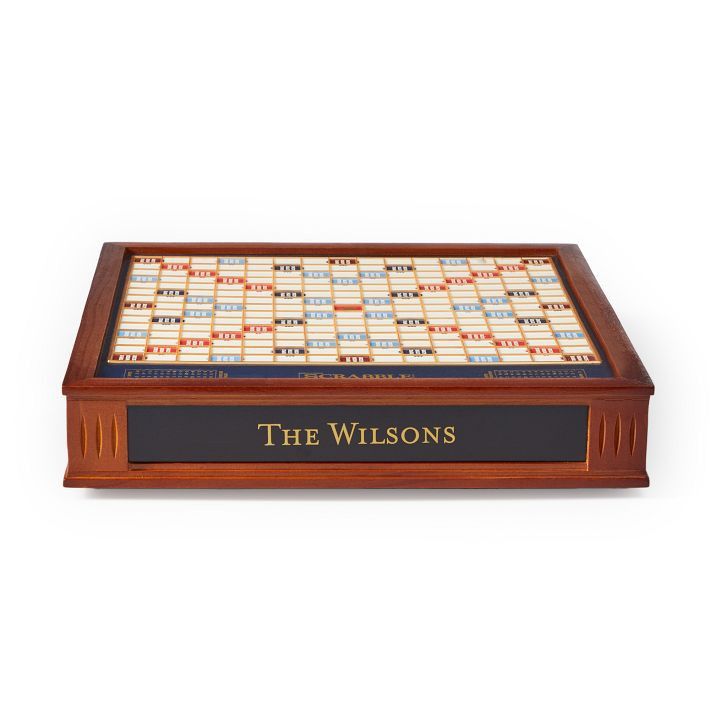 Deluxe Wood Scrabble Game Set | Mark and Graham