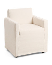 32.5in Ostend Outdoor Slipcover Dining Chair | Marshalls