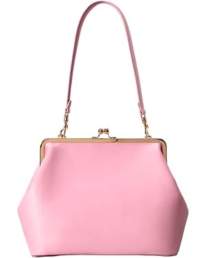 Slouchy Kiss Lock Crossbody Bags Women Crescent KissLock Cross Body Hobo Shoulder Purses Kiss Cla... | Amazon (US)
