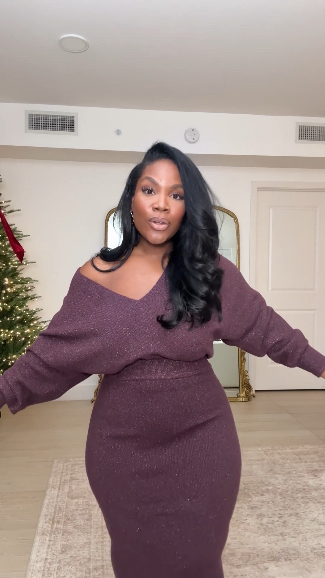 This set is perfect for my girls who want stay cozy this holiday season while still being festive. Super flattering and generous in size as well. @express #expresspartner #dresstoexpress

Sizing Details:
Top: Small
Skirt: Medium

#LTKMidsize #LTKootd #LTKHoliday