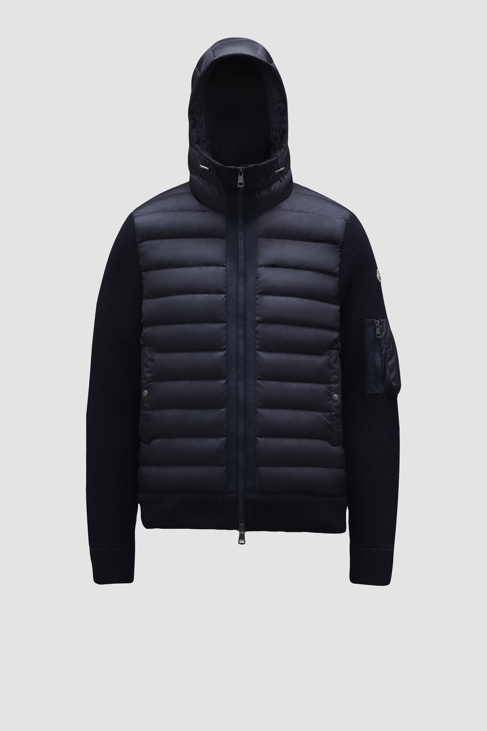 Padded Wool Hoodie | Moncler