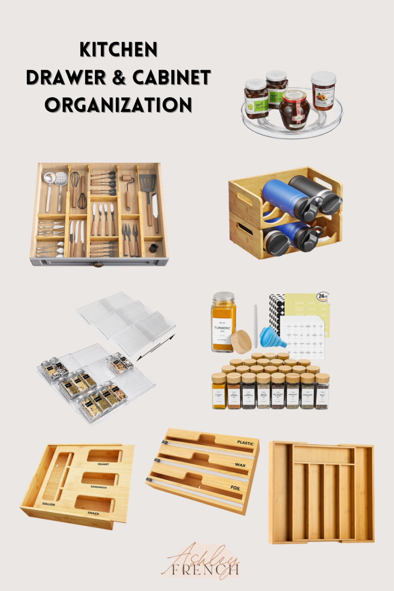 Kitchen drawer and cabinet organization and storage containers! 

#LTKhome