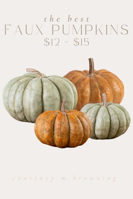 The best faux pumpkins at every price point! Faux pumpkins, fall decor, fall porch, decorative pumpkins, fall home decor, neutral decor, cinderella pumpkins, realistic pumpkins 

#LTKSeasonal #LTKfindsunder50 #LTKhome