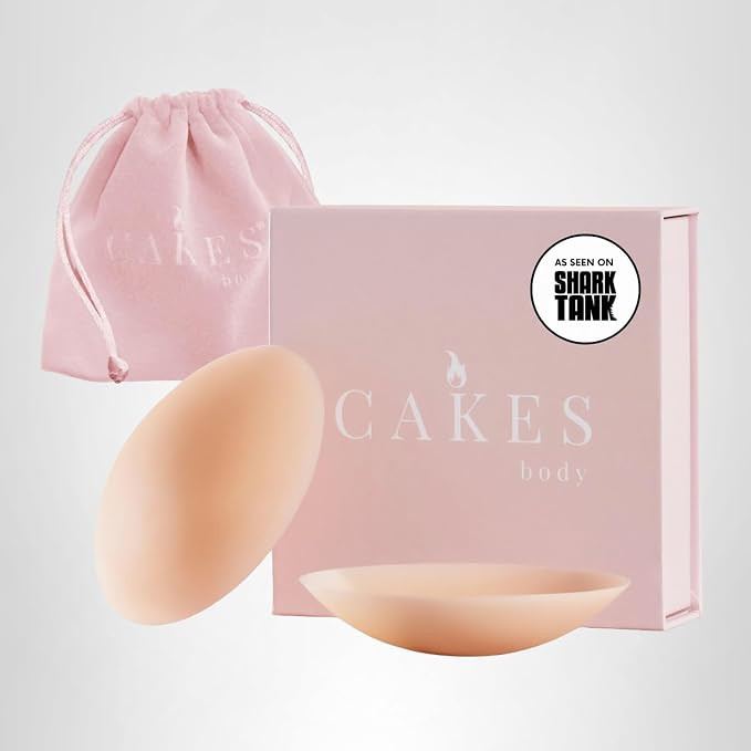 CAKES Body® Grippy Non-Adhesive Silicone Nipple Covers for Women (NO STICKY ADHESIVE) - Reusable... | Amazon (US)