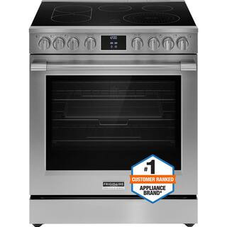 Frigidaire Professional 30 in. 5 Element Slide-In Electric Range in Stainless Steel with Air Fry ... | The Home Depot
