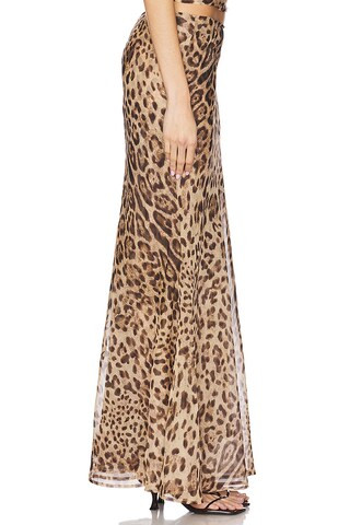 Monroe Maxi Skirt in Leopard | Revolve Clothing (Global)