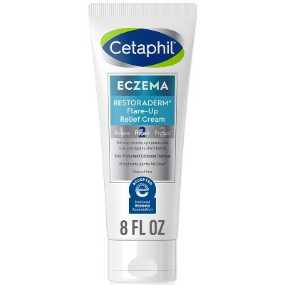 Cetaphil Eczema Restoraderm Flare-Up Relief Cream for Body -  Unscented - 8 fl oz | Target