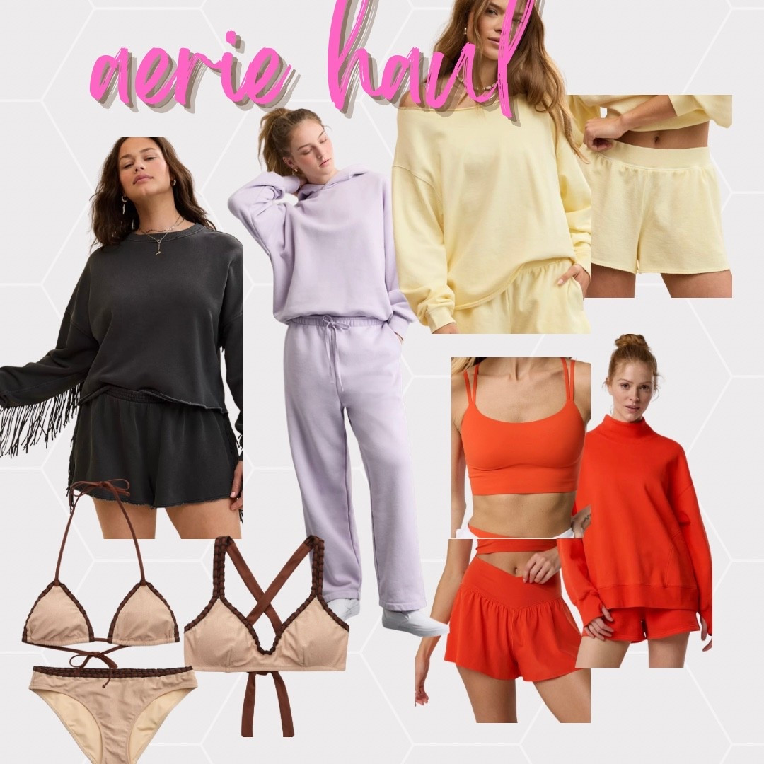 Aerie Spring Favs!! So many fun colors! So many mix match opportunities! Swimwear is 🔥

#LTKSeasonal #LTKmomlife #LTKSwim