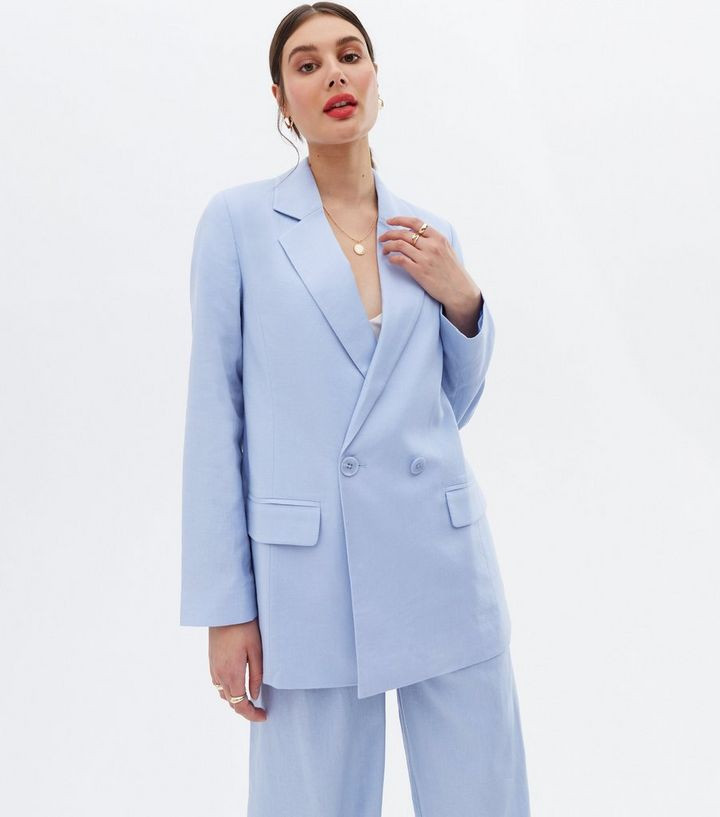 Pale Blue Oversized Blazer
						
						Add to Saved Items
						Remove from Saved Items | New Look (UK)