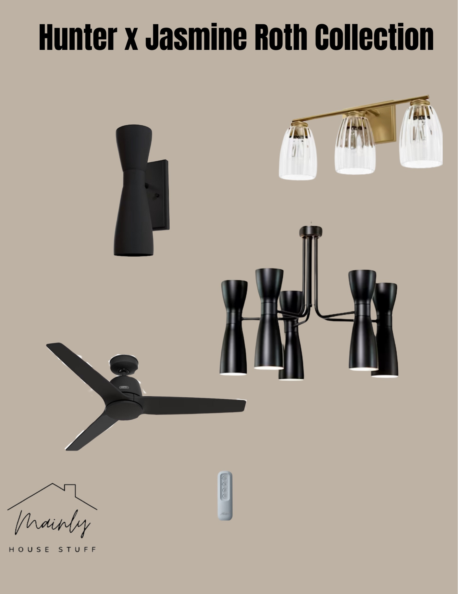 All the lighting I chose for the office is Hunter. With their timeless options I knew it was the way to go

#LTKhome #LTKMostLoved #LTKstyletip