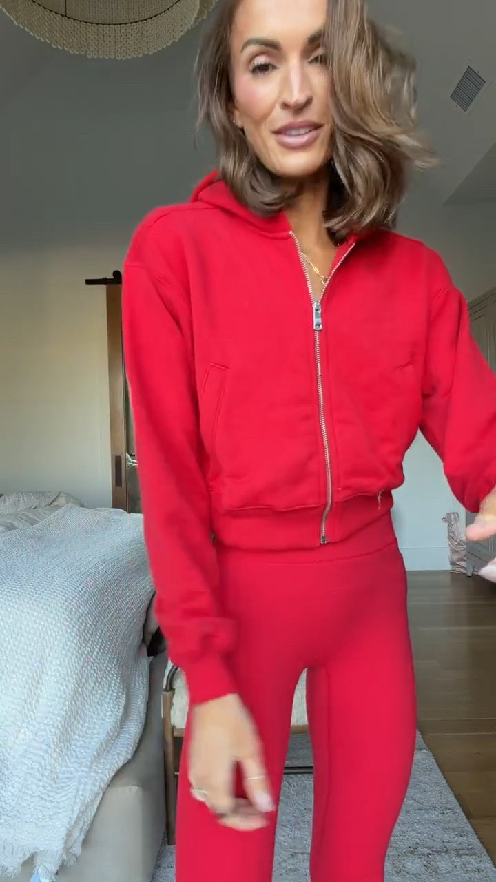 this red 😍😍 everything is on sale for a few more hours! grab it while you can! ❤️ runs tts / wearing xs 