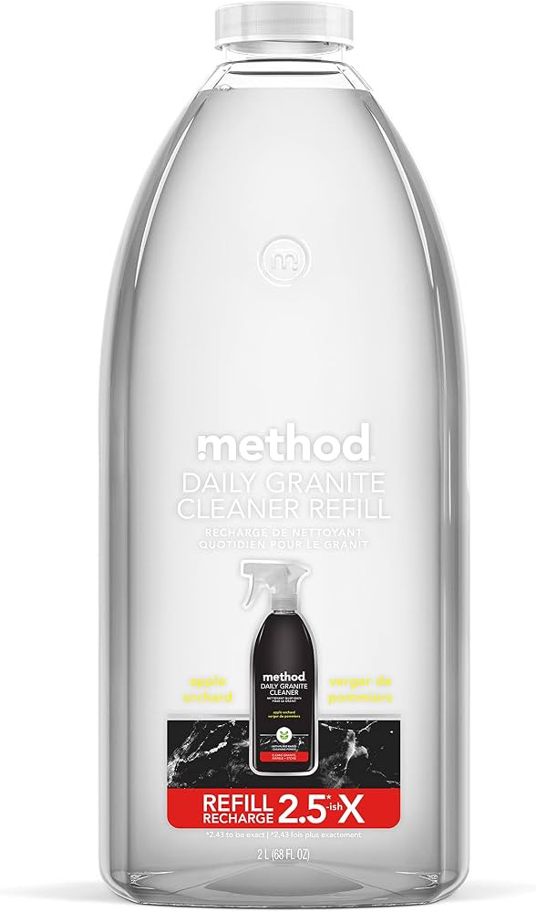 Method Daily Granite Cleaner Refill, Apple Orchard, Plant-Based Cleaning Agent for Granite, Marbl... | Amazon (US)