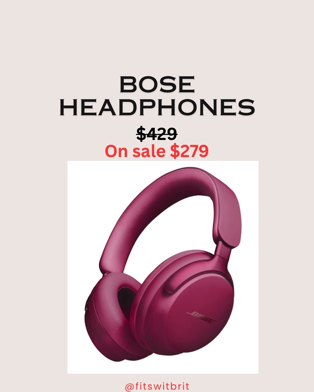 Bose headphones on sale $279

#LTKSaleAlert #LTKTravel #LTKGiftGuide