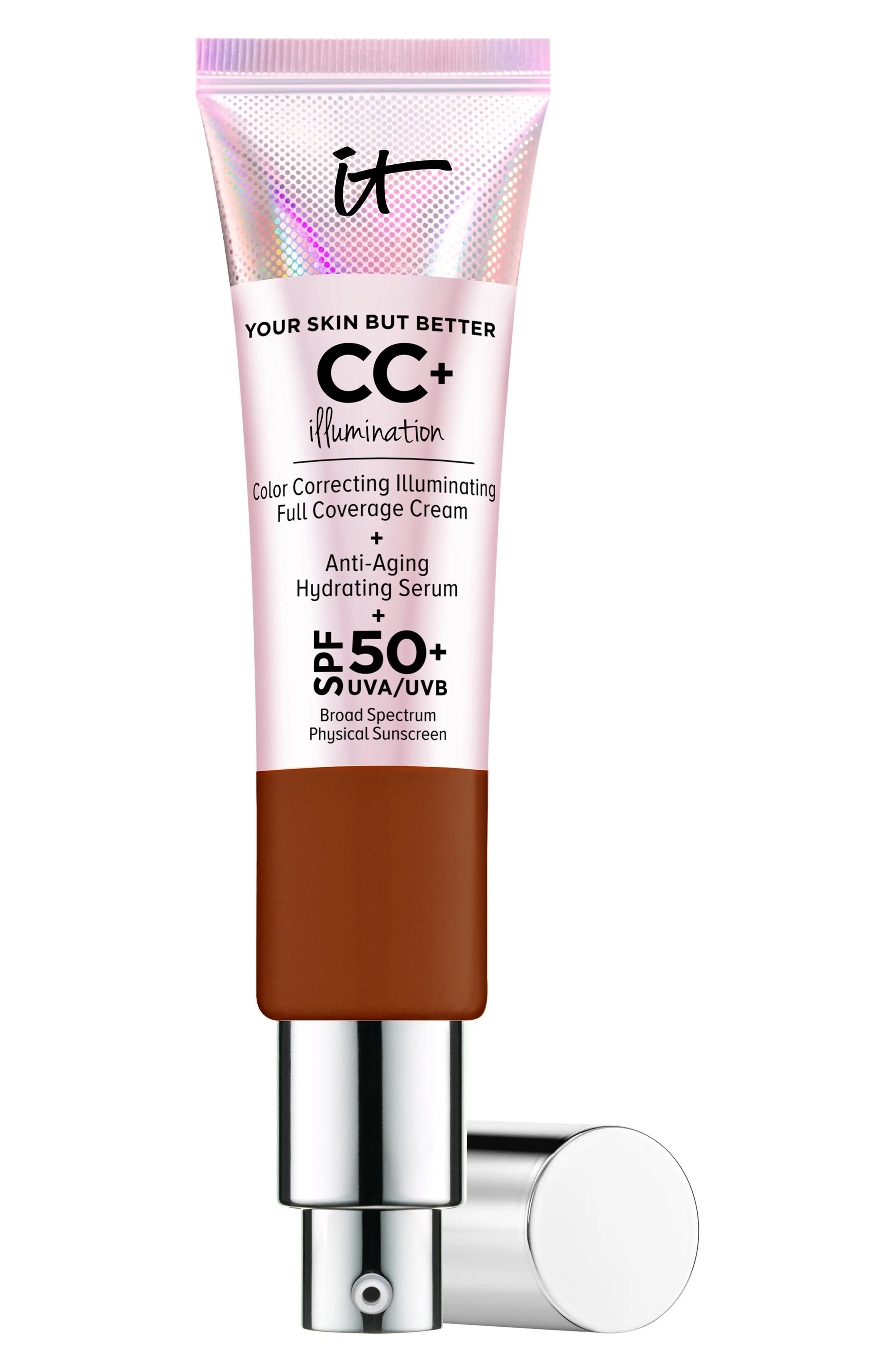 It Cosmetics Cc+ Cream Illumination Spf 50+ Full Coverage Cream Corrector & Serum - Deep | Nordstrom