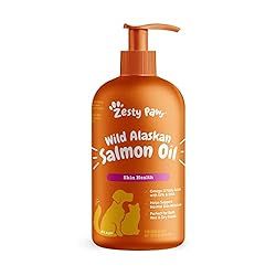 Pure Wild Alaskan Salmon Oil for Dogs & Cats - Omega 3 Skin & Coat Support - Liquid Food Suppleme... | Amazon (US)
