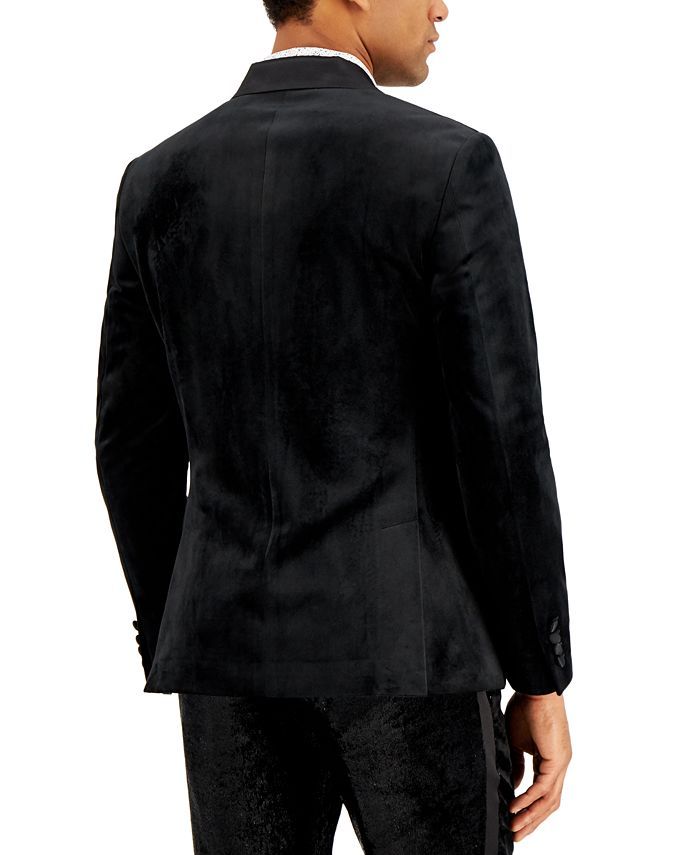 INC Men's Logan Slim-Fit Velvet Blazer, Created for Macy's | Macys (US)