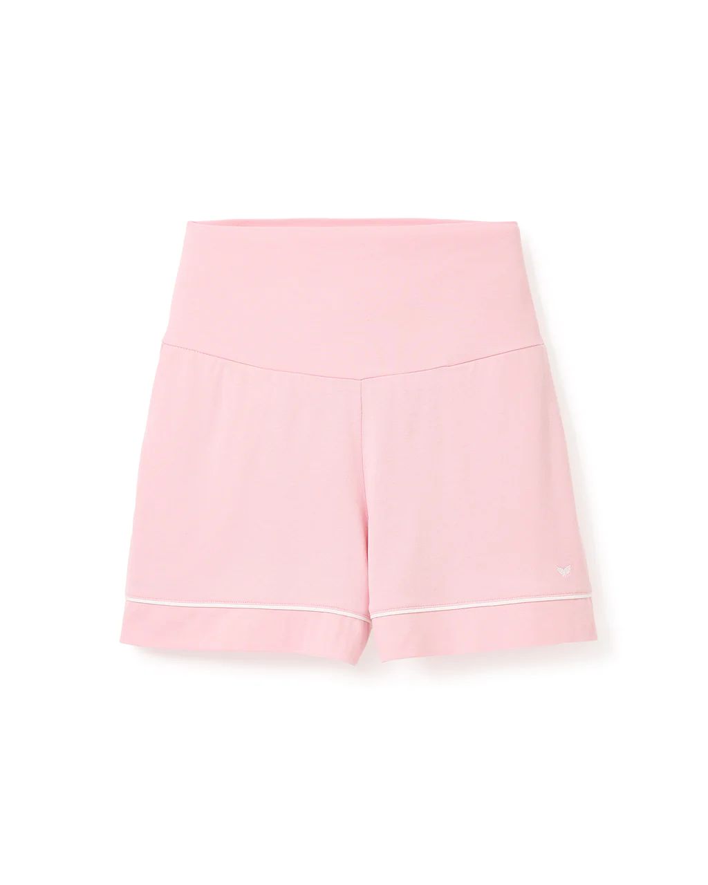Luxe Pima Pink Maternity Shorts | Petite Plume