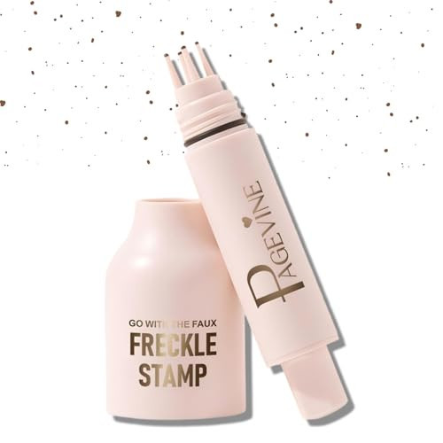 Freckle Pen, Freckle Stamp, Natural Lifelike Freckle Stamp Pen, 5-Point Faux Freckle Stamp Makeup Tool, Freckles Makeup Waterproof, 4 Colors Available, Long Lasting & Quick Dry(3# Dark) | Amazon (US)