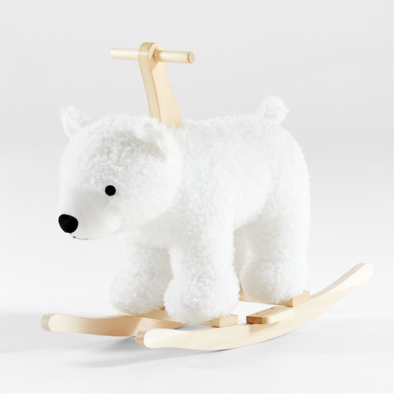 Polar Bear Rocker Toy for Toddlers | Crate & Kids | Crate & Barrel
