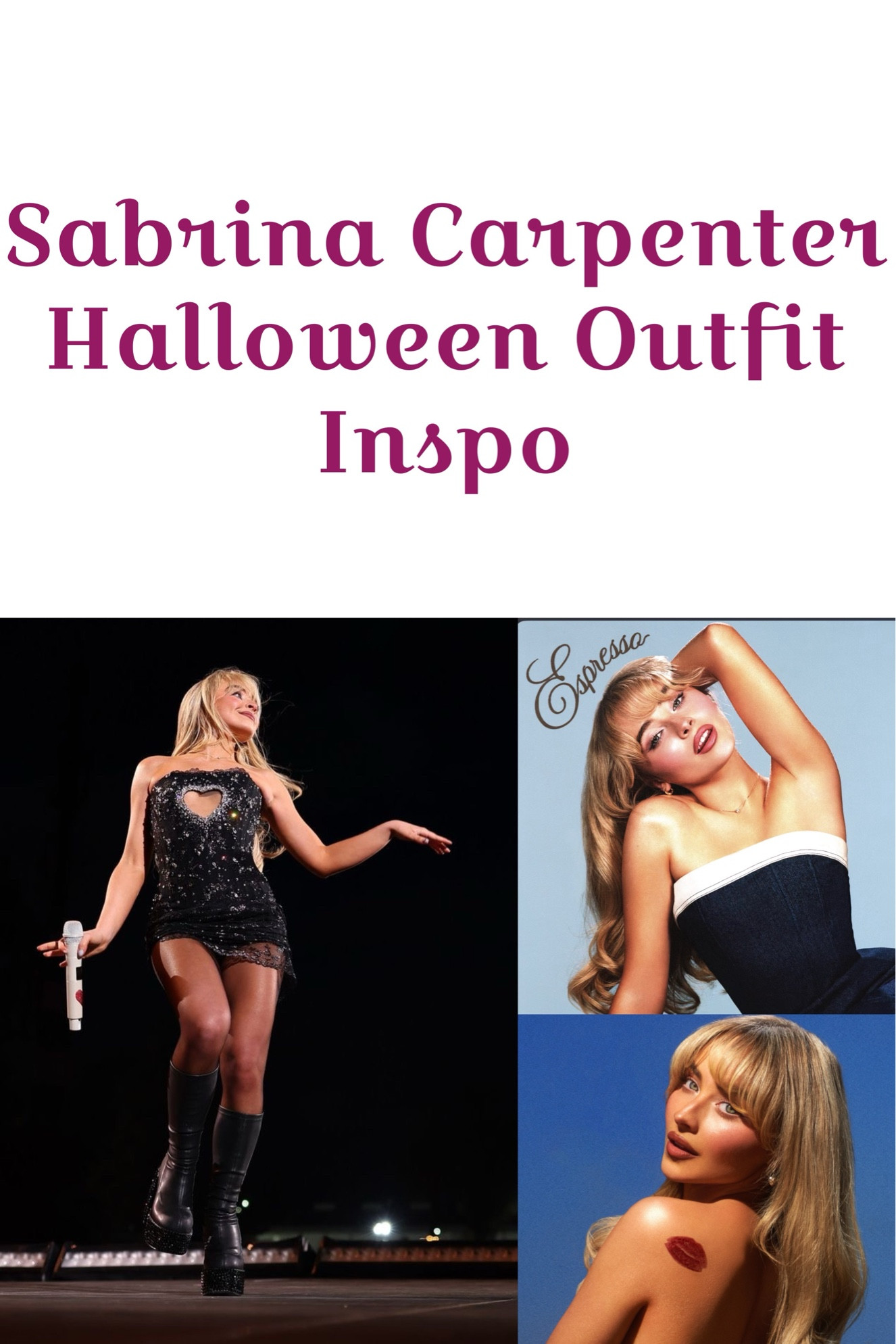Sabrina carpenter Halloween costume idea. Sabrina carpenter Halloween costume inspo. College Halloween costume ideas  

#LTKFallSale #LTKSeasonal